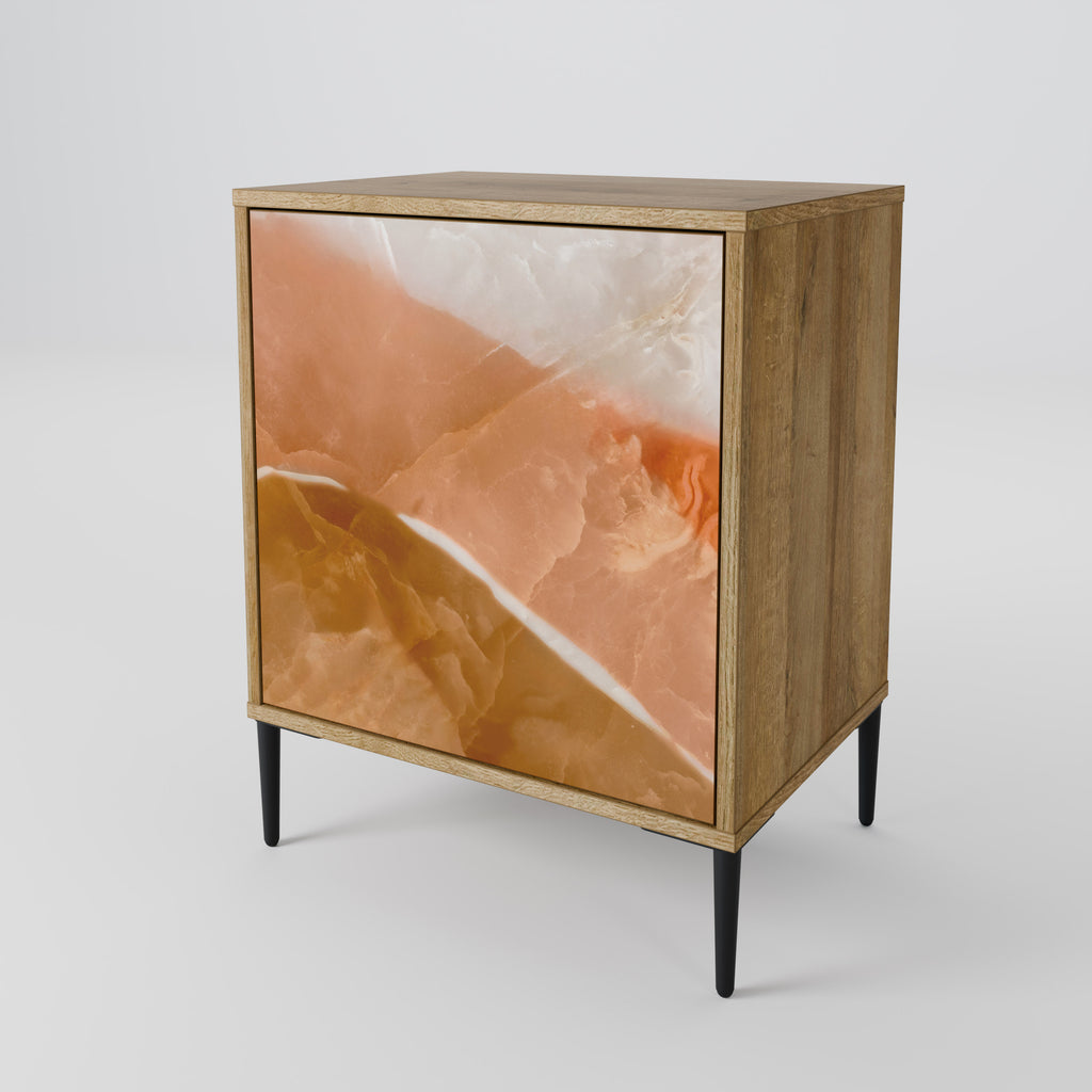 SANDHILLS SPLENDOUR Sideboard mit 1 Tür in Eiche-Optik