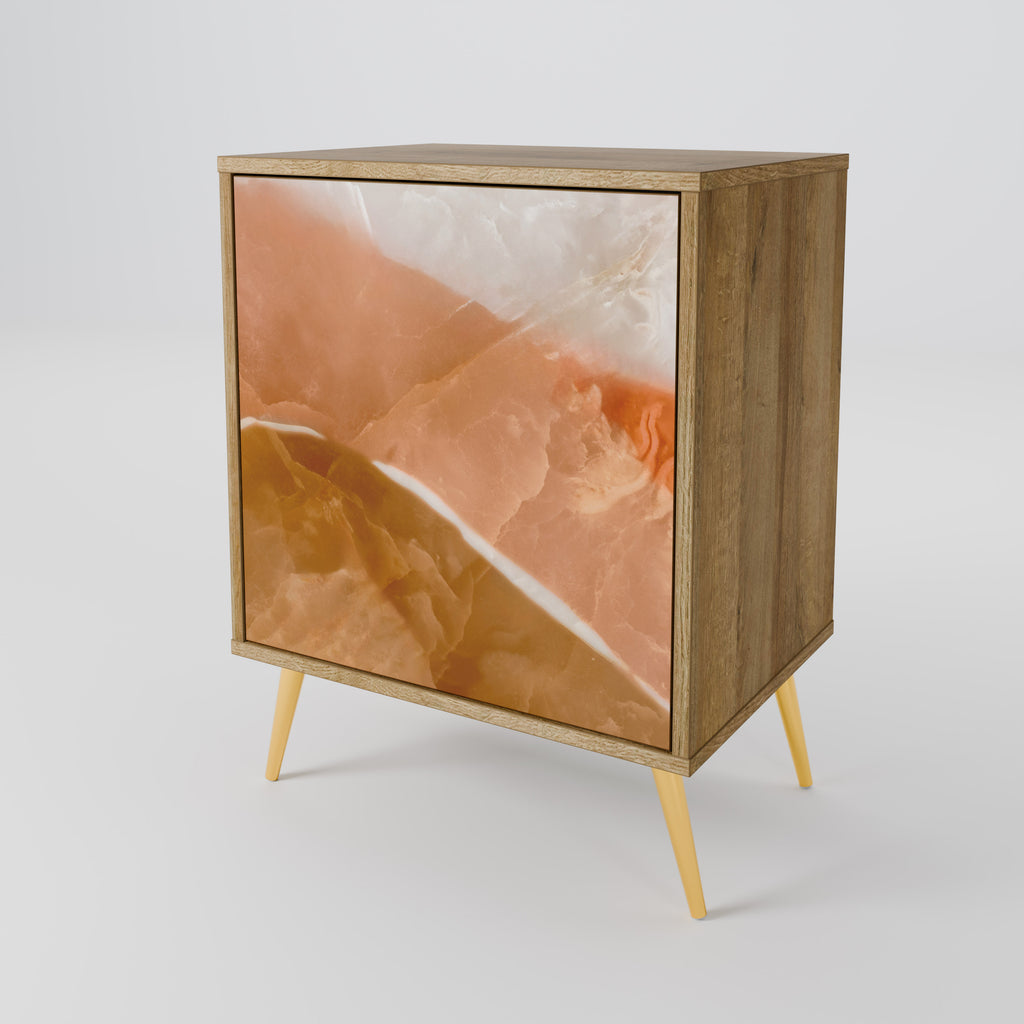 SANDHILLS SPLENDOUR Sideboard mit 1 Tür in Eiche-Optik