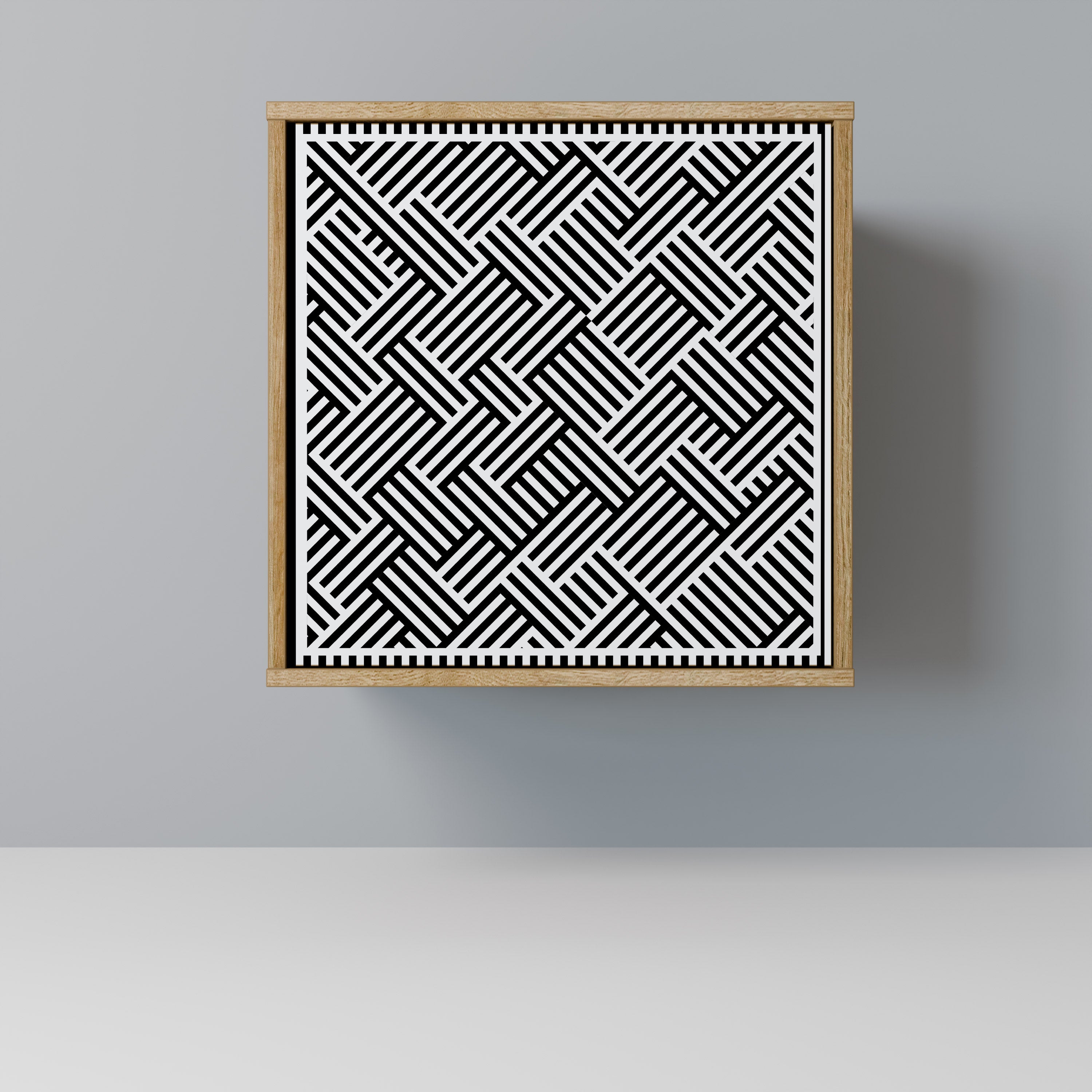 TEMPORARY SEQUENCE Sideboard mit 1 Tür in Eiche-Optik