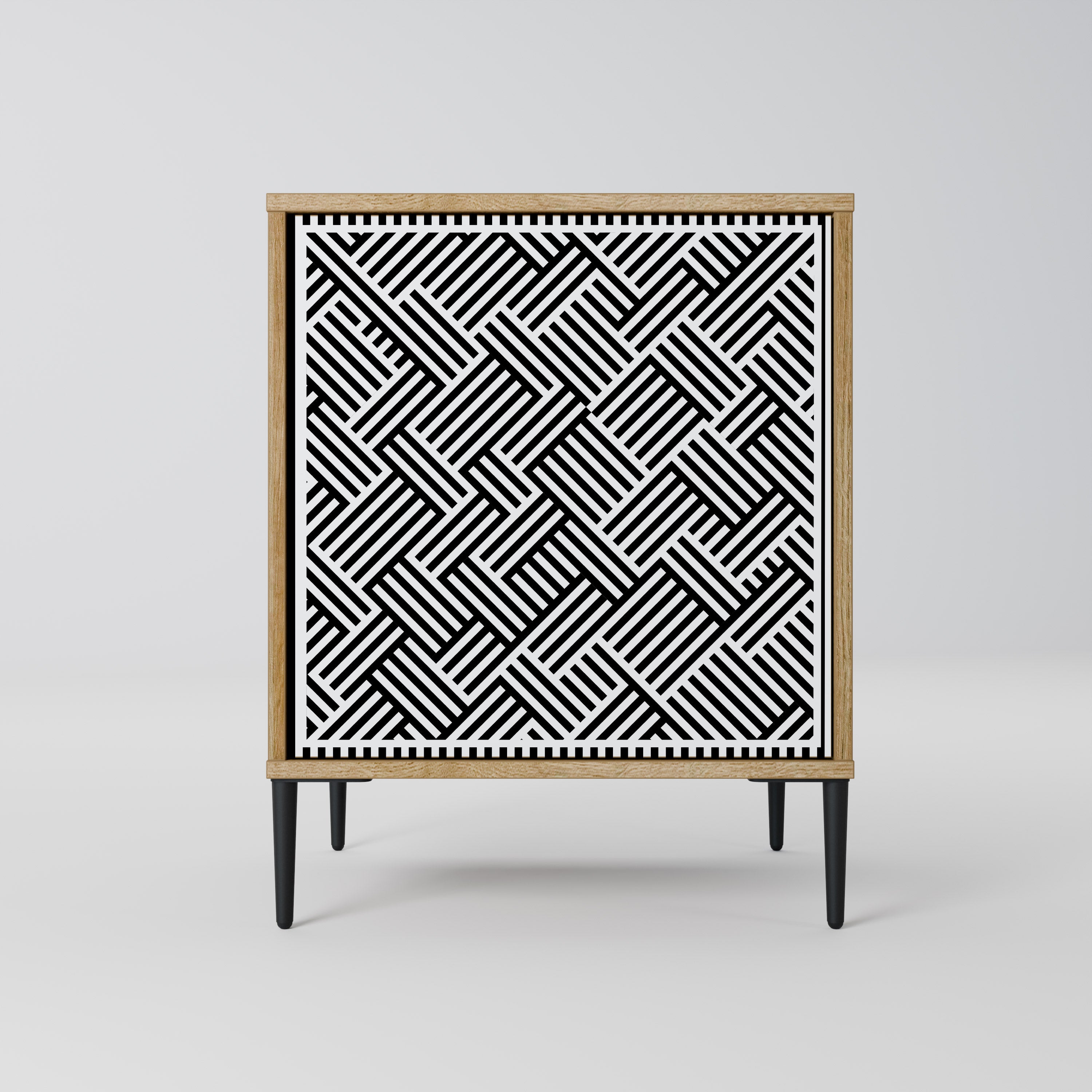 TEMPORARY SEQUENCE Sideboard mit 1 Tür in Eiche-Optik