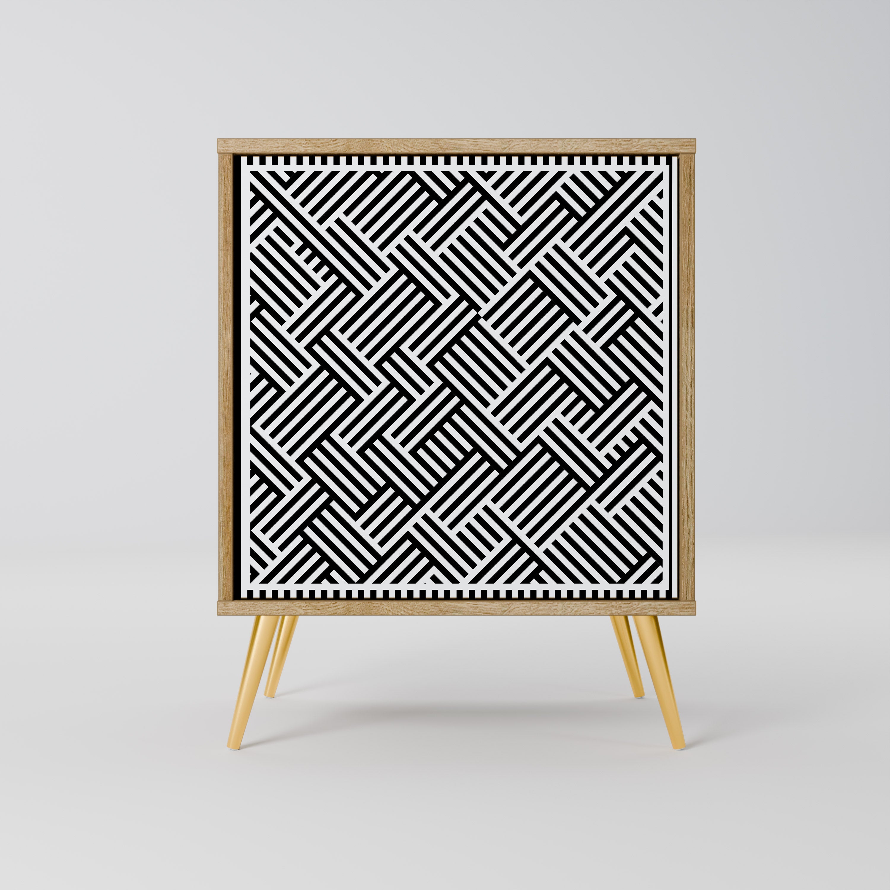 TEMPORARY SEQUENCE Sideboard mit 1 Tür in Eiche-Optik