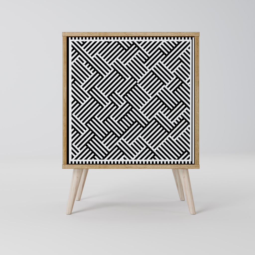 TEMPORARY SEQUENCE Sideboard mit 1 Tür in Eiche-Optik