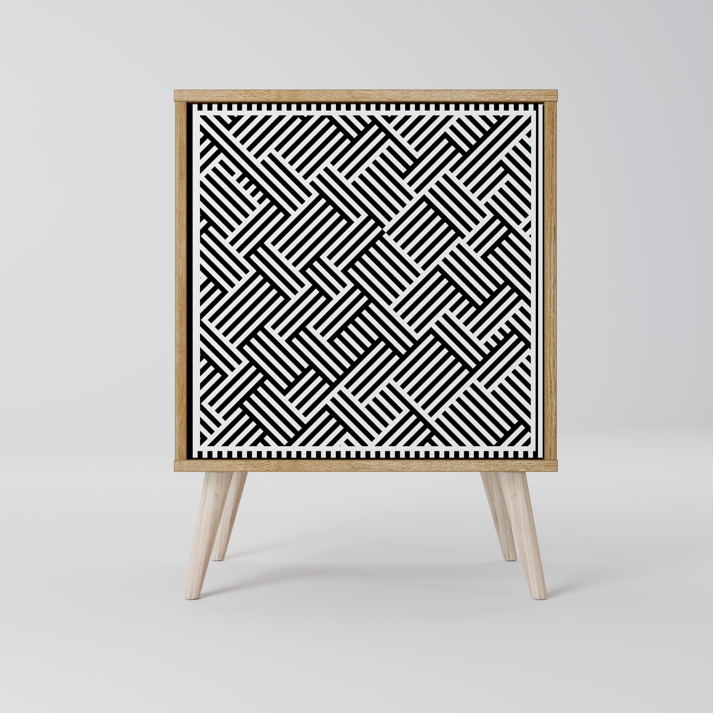 TEMPORARY SEQUENCE Sideboard mit 1 Tür in Eiche-Optik