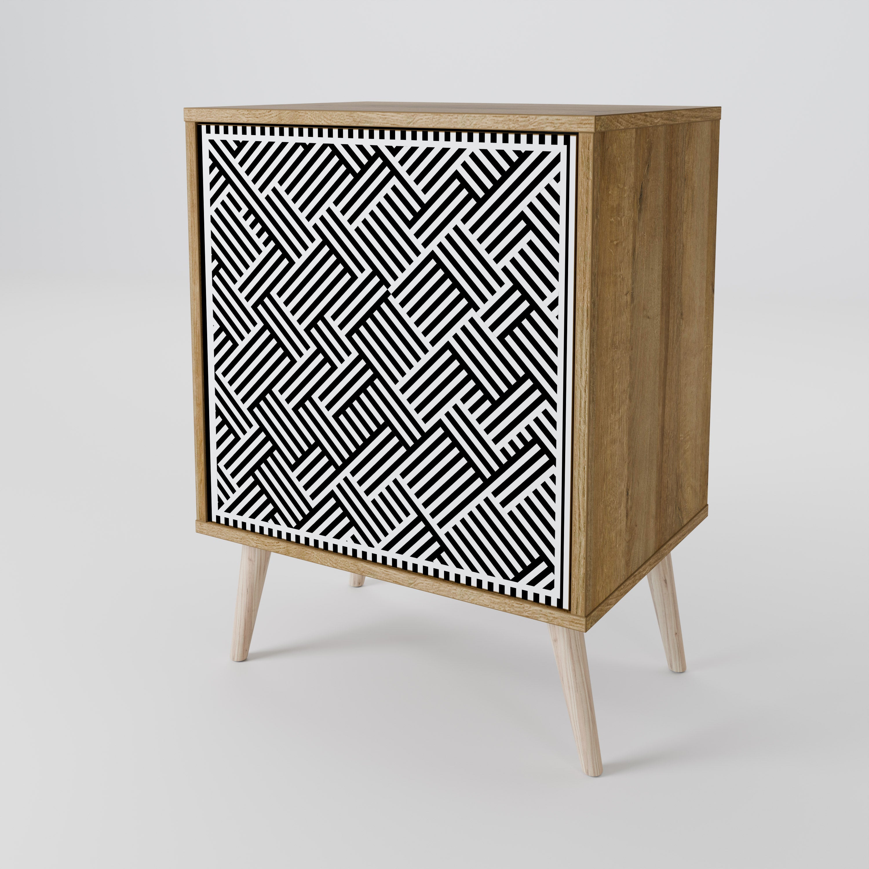 TEMPORARY SEQUENCE Sideboard mit 1 Tür in Eiche-Optik