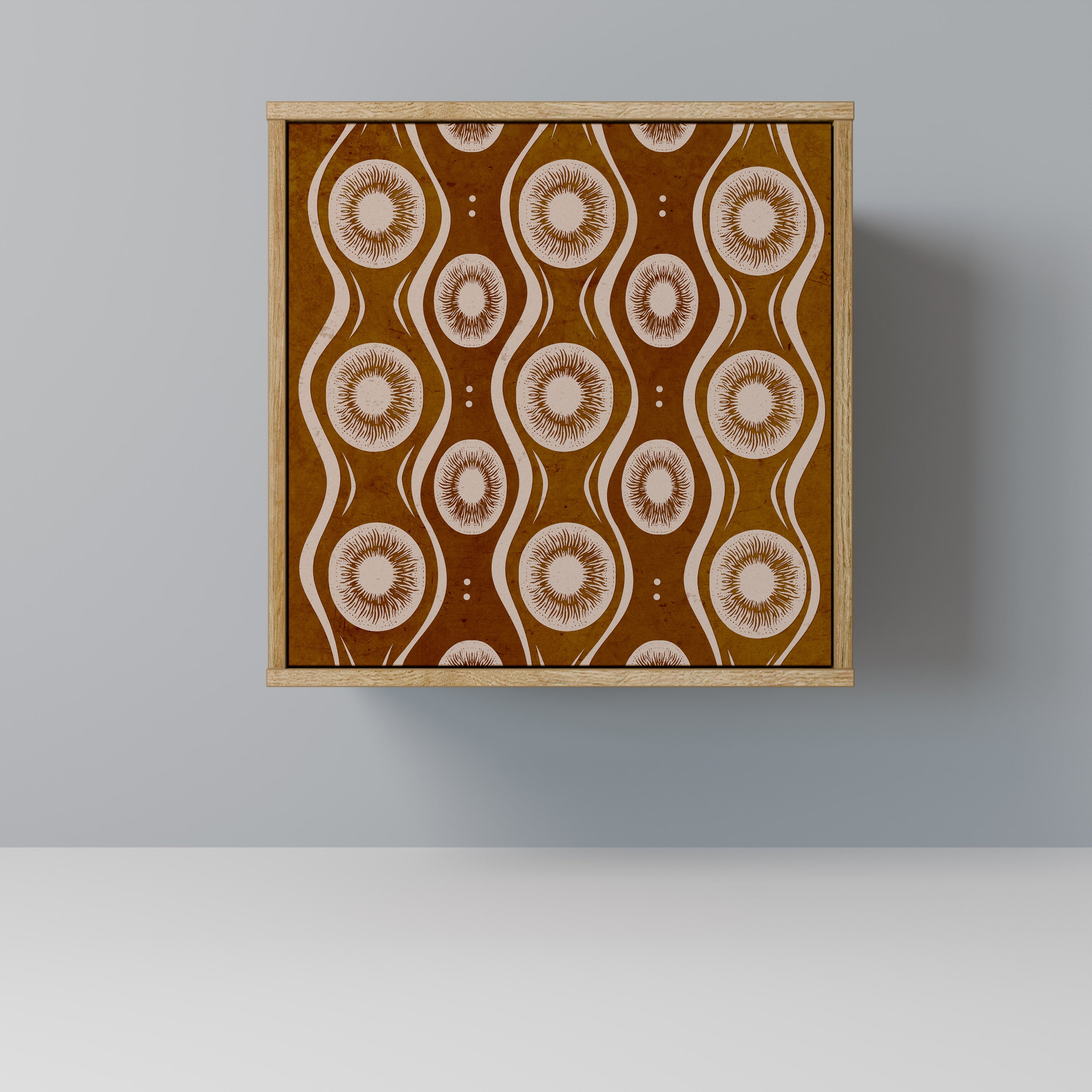 BROWN EYES Sideboard mit 1 Tür in Eiche-Optik