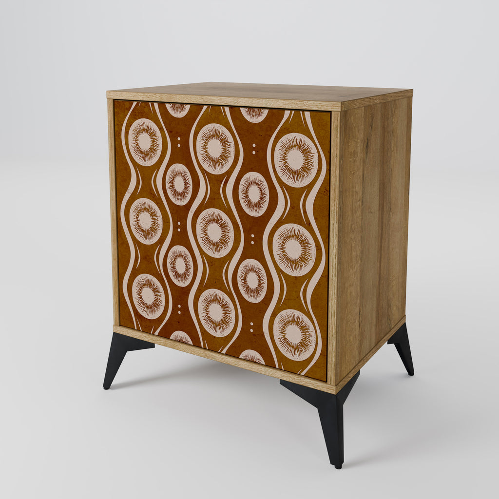 BROWN EYES Sideboard mit 1 Tür in Eiche-Optik