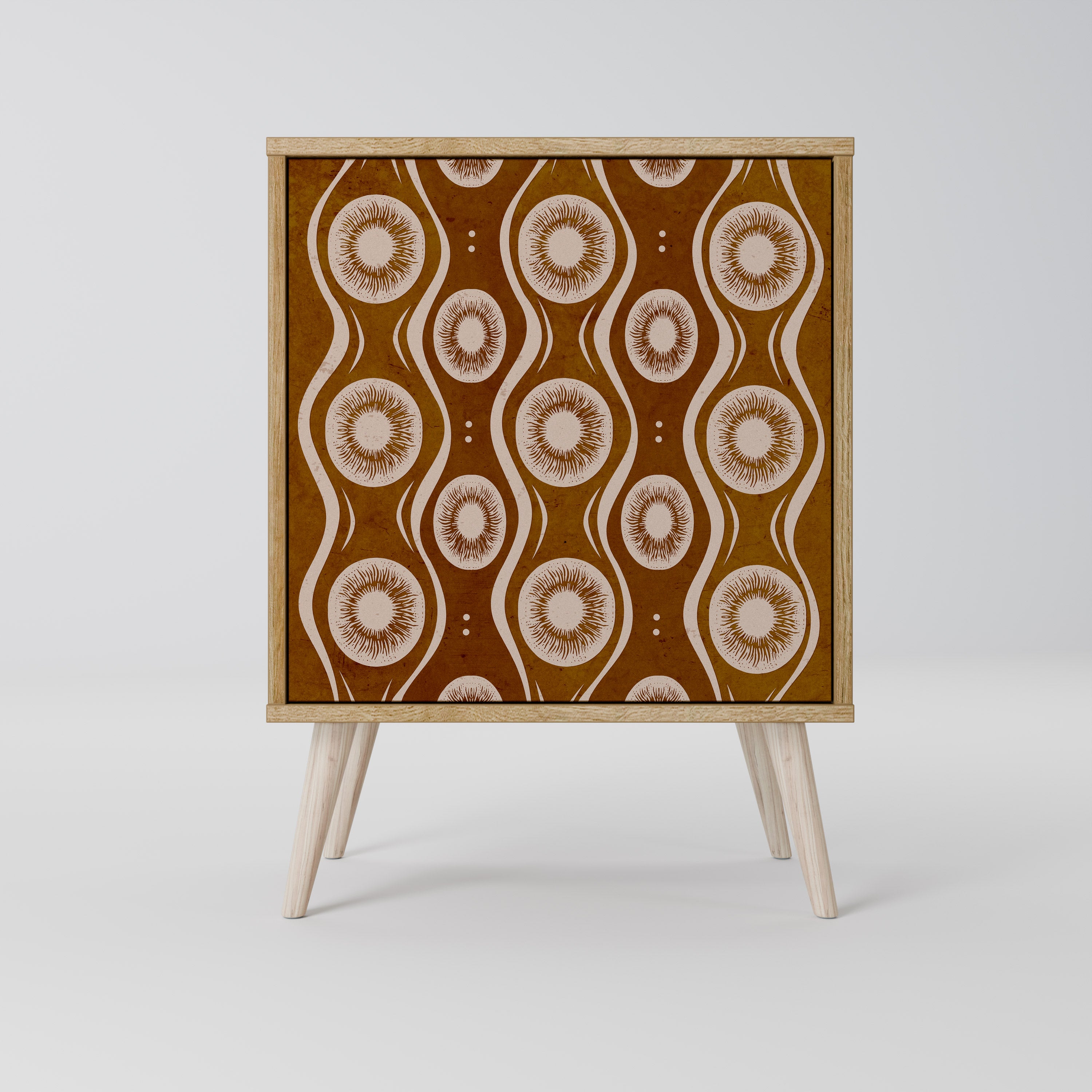 BROWN EYES Sideboard mit 1 Tür in Eiche-Optik