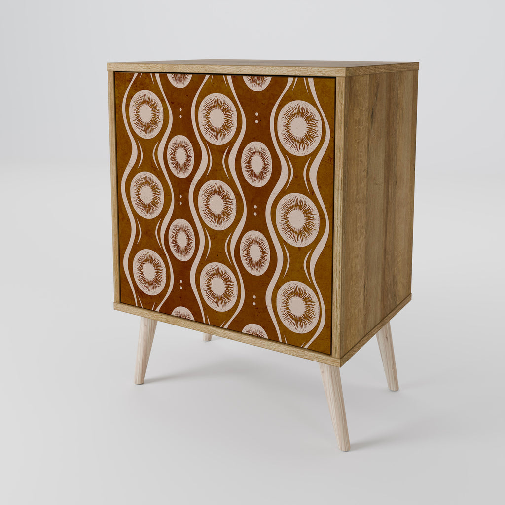 BROWN EYES Sideboard mit 1 Tür in Eiche-Optik