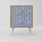 GRAPHITE RAIN Sideboard mit 1 Tür in Eiche-Optik