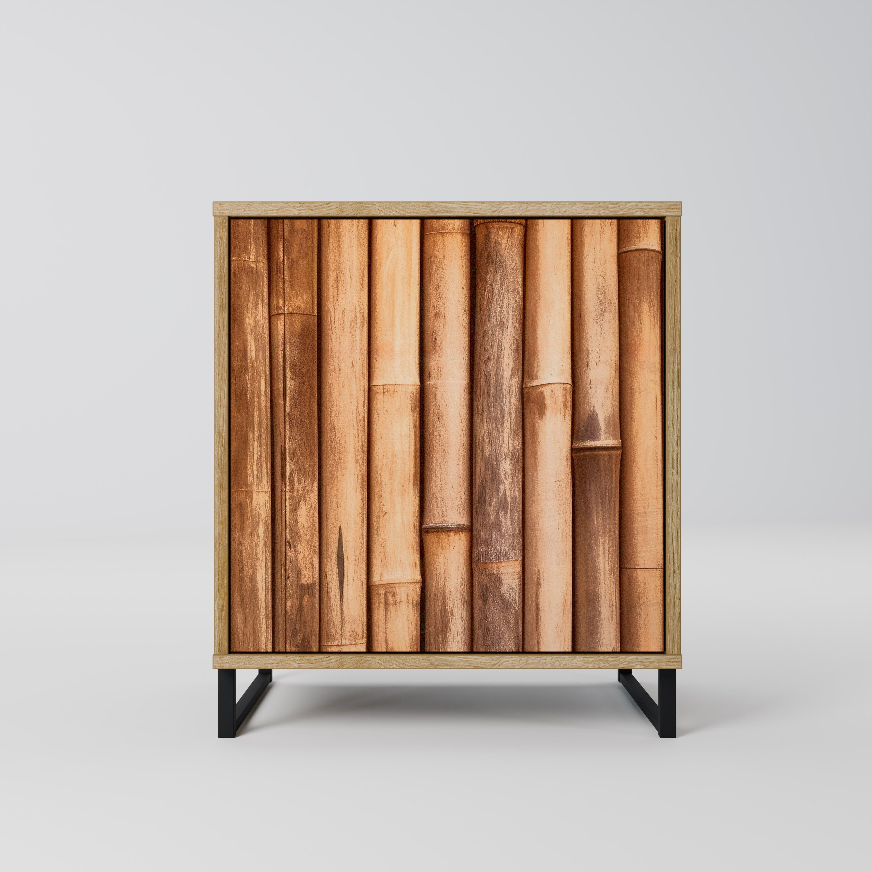 NATURAL WOOD Sideboard mit 1 Tür in Eiche-Optik