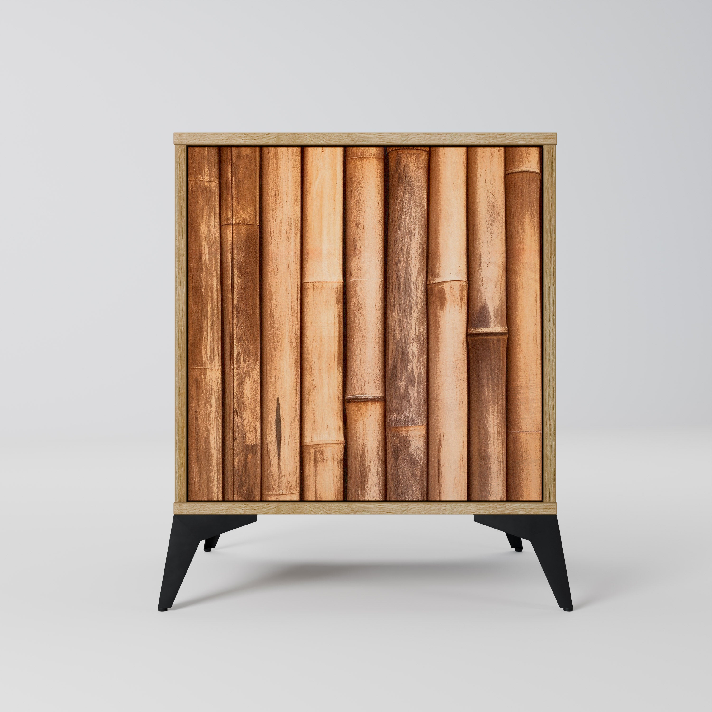 NATURAL WOOD Sideboard mit 1 Tür in Eiche-Optik
