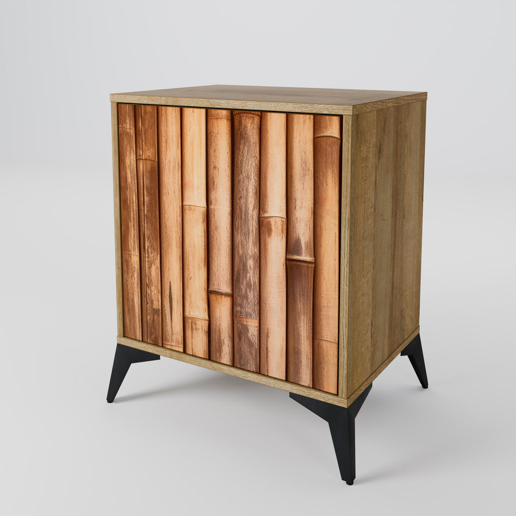 NATURAL WOOD Sideboard mit 1 Tür in Eiche-Optik