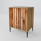 NATURAL WOOD Sideboard mit 1 Tür in Eiche-Optik