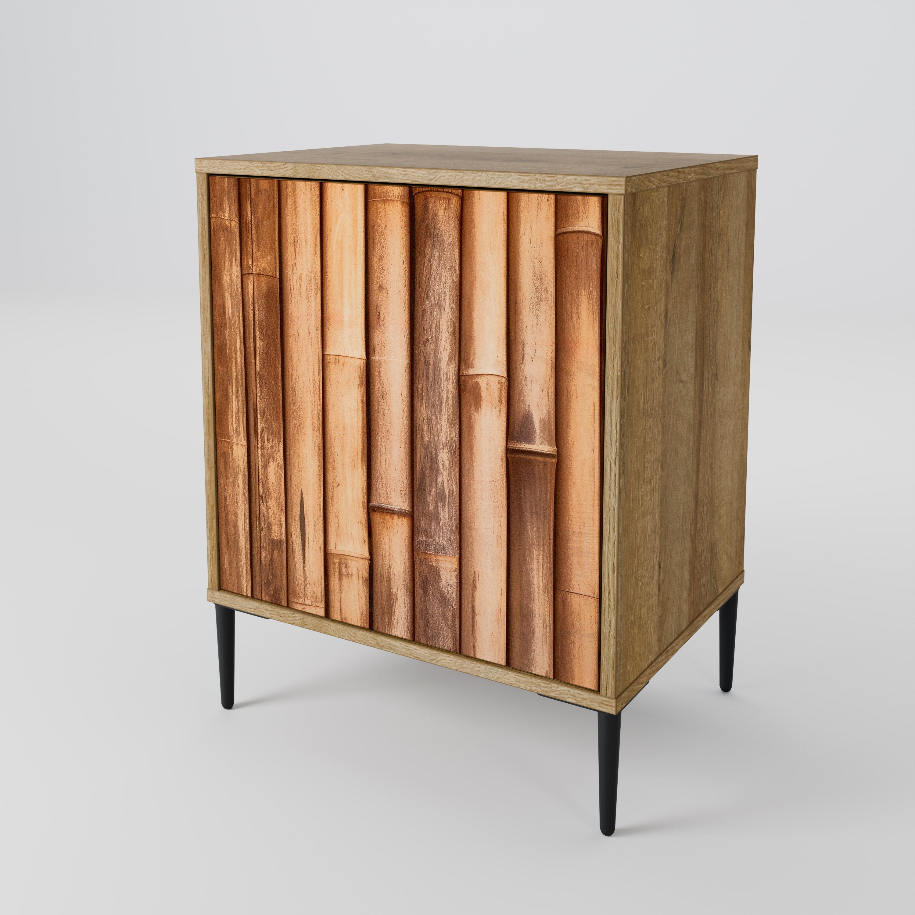 NATURAL WOOD Sideboard mit 1 Tür in Eiche-Optik