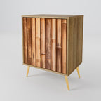 NATURAL WOOD Sideboard mit 1 Tür in Eiche-Optik