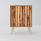 NATURAL WOOD Sideboard mit 1 Tür in Eiche-Optik