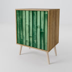 NATURAL GREEN Sideboard mit 1 Tür in Eiche-Optik