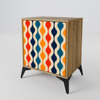 COLORFUL NOSTALGIA Sideboard mit 1 Tür in Eiche-Optik