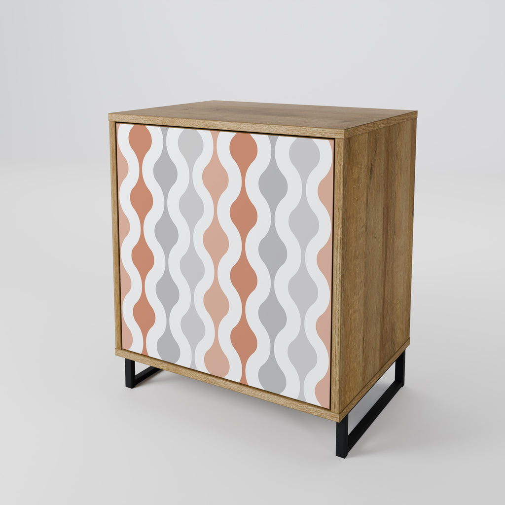 HAZY NOSTALGIA Sideboard mit 1 Tür in Eiche-Optik