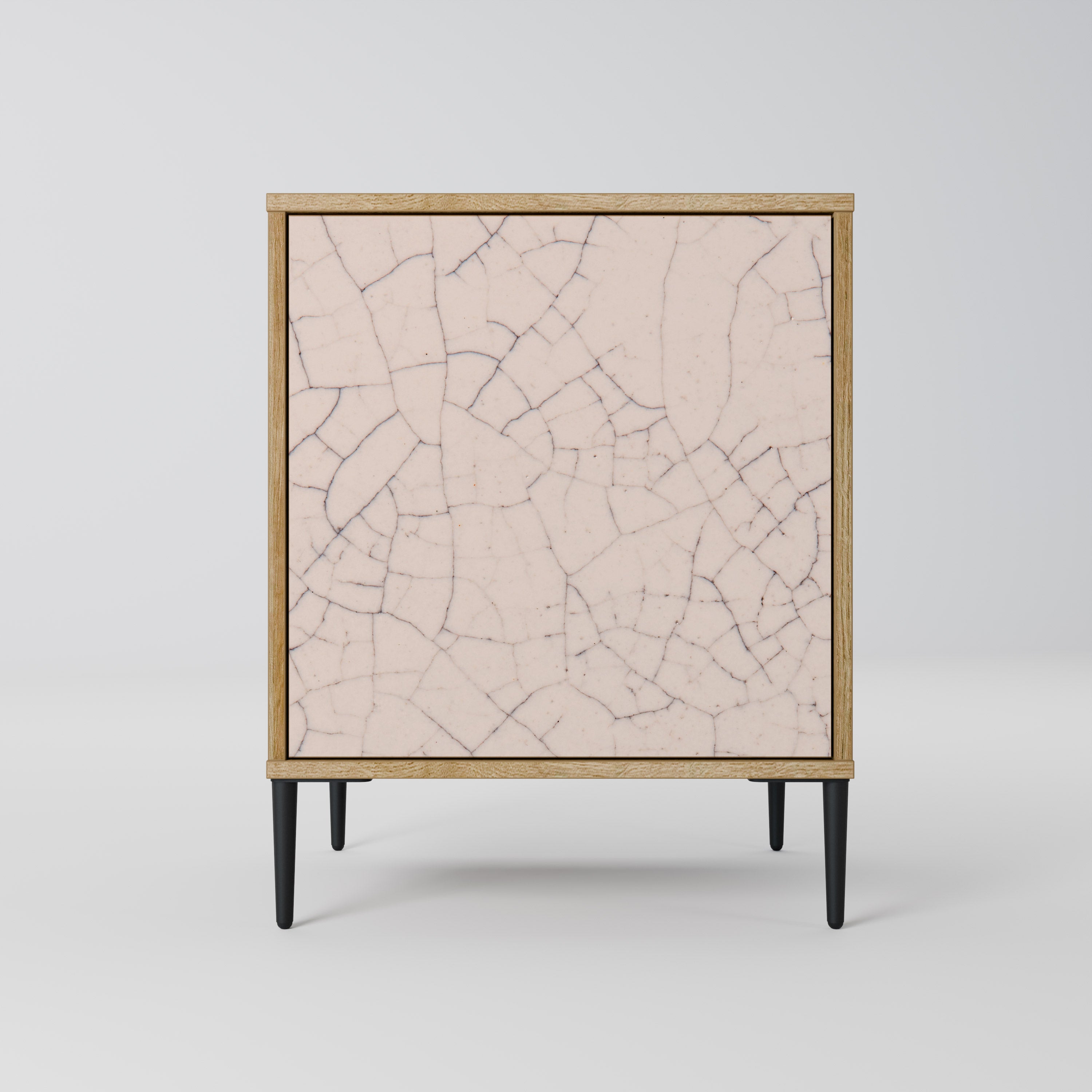 CERAMIC TEXTURE Sideboard mit 1 Tür in Eiche-Optik