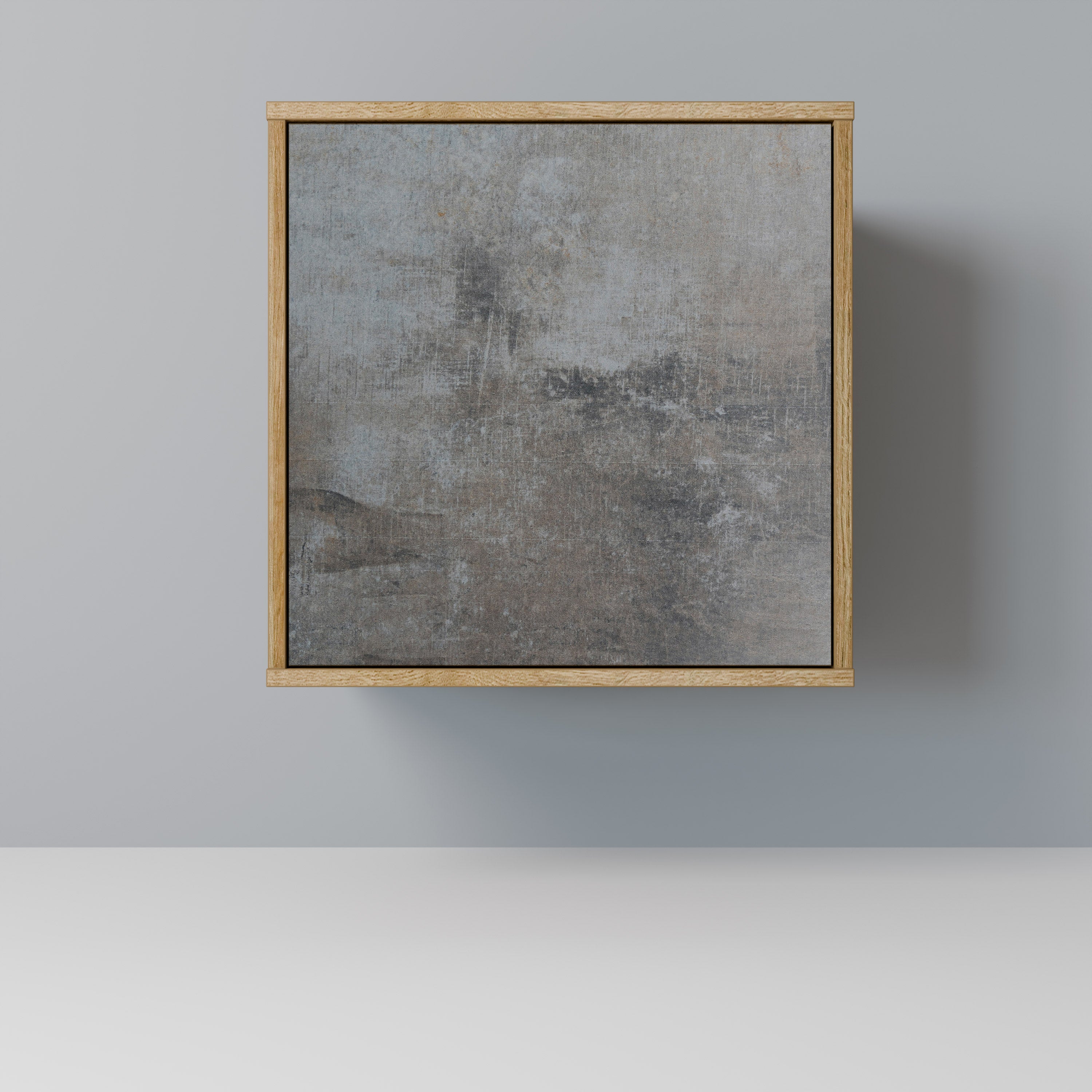 CONCRETE WALL Sideboard mit 1 Tür in Eiche-Optik