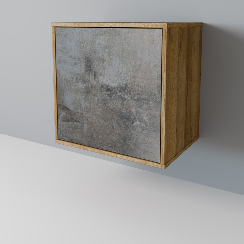 CONCRETE WALL Sideboard mit 1 Tür in Eiche-Optik