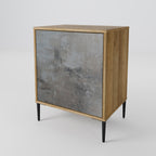 CONCRETE WALL Sideboard mit 1 Tür in Eiche-Optik