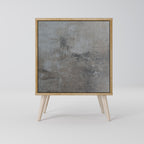 CONCRETE WALL Sideboard mit 1 Tür in Eiche-Optik