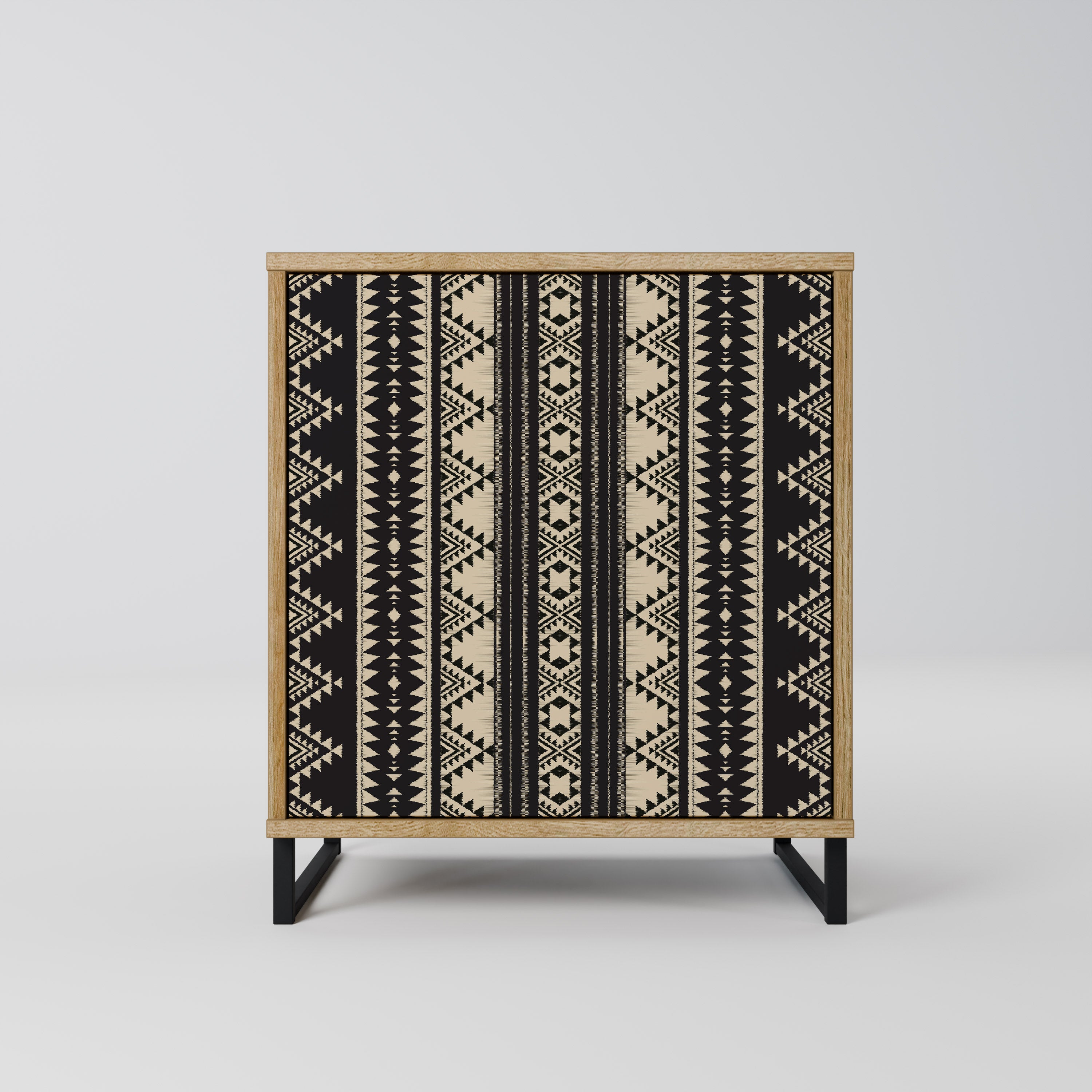 AZTEC Sideboard mit 1 Tür in Eiche-Optik