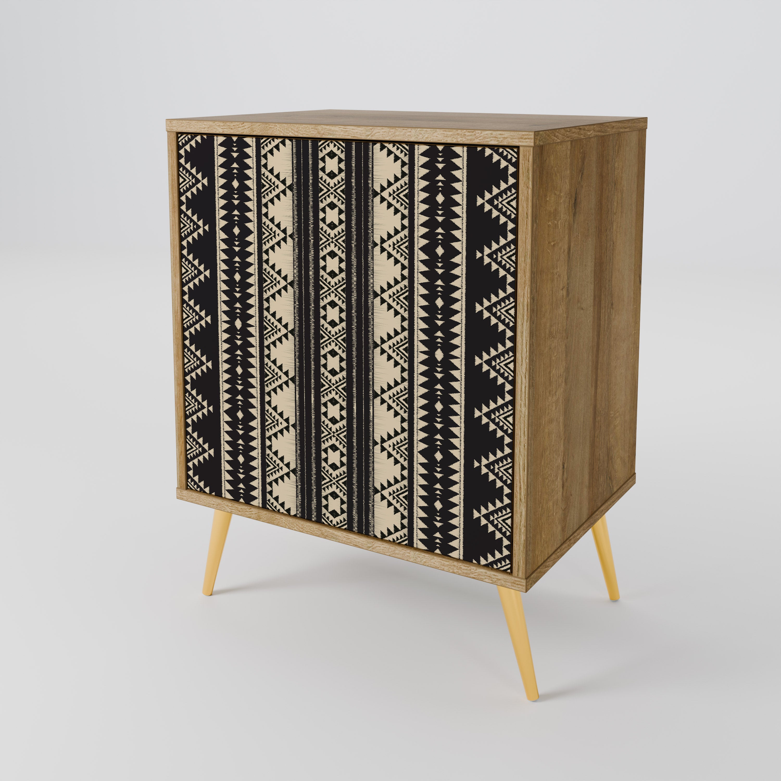 AZTEC Sideboard mit 1 Tür in Eiche-Optik