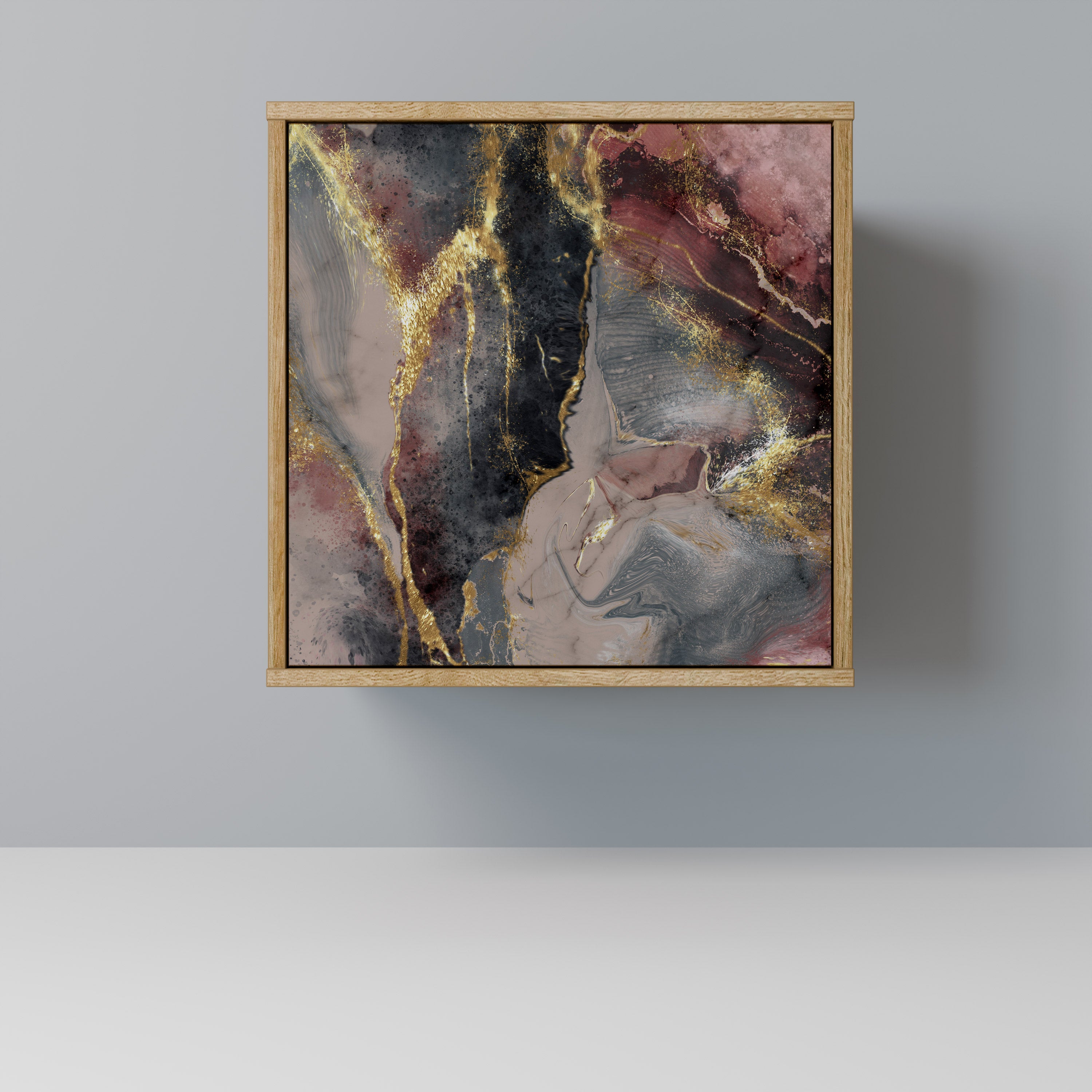 GOLDEN TIDES Sideboard mit 1 Tür in Eiche-Optik