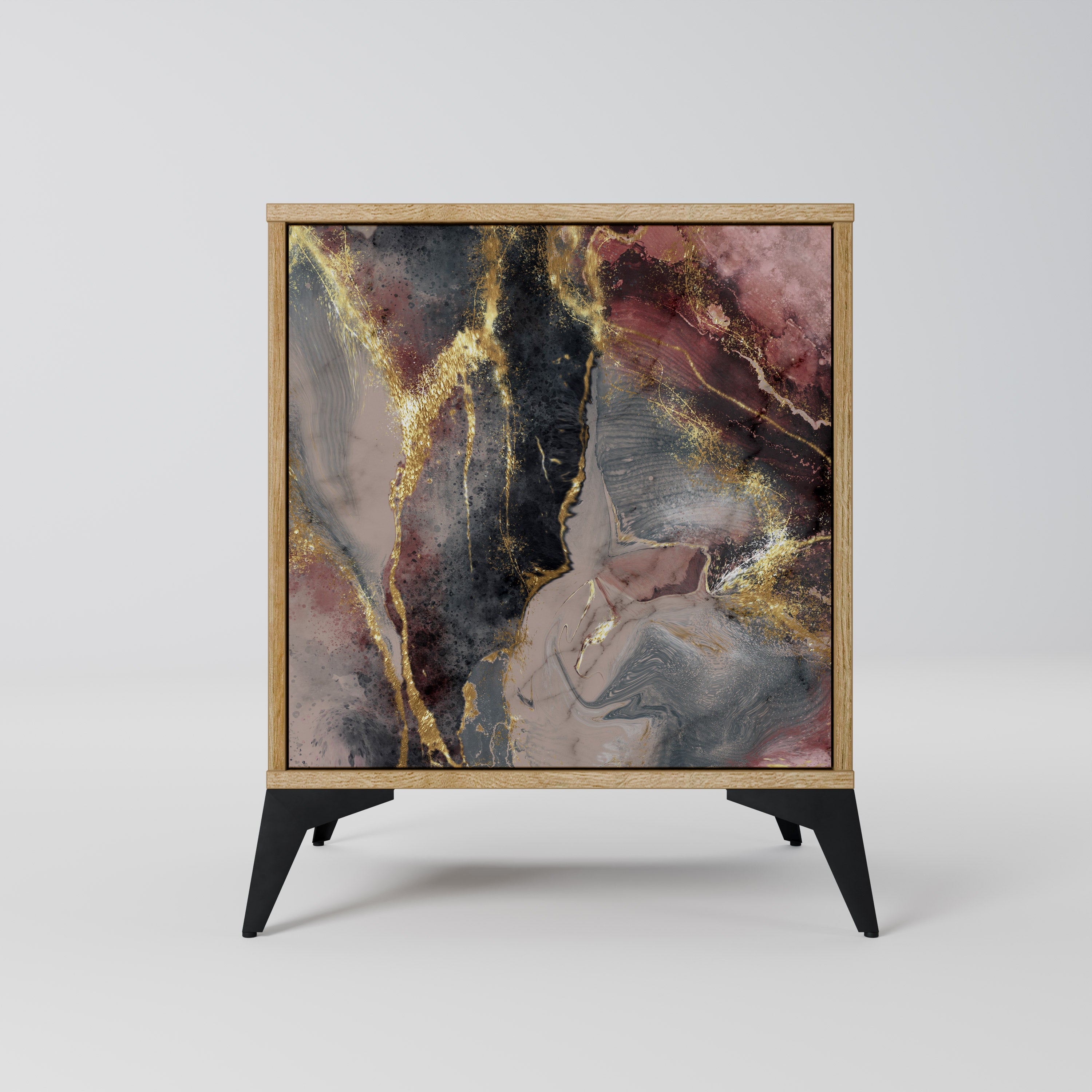 GOLDEN TIDES Sideboard mit 1 Tür in Eiche-Optik