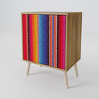 ETHNIC MEXICAN Sideboard mit 1 Tür in Eiche-Optik