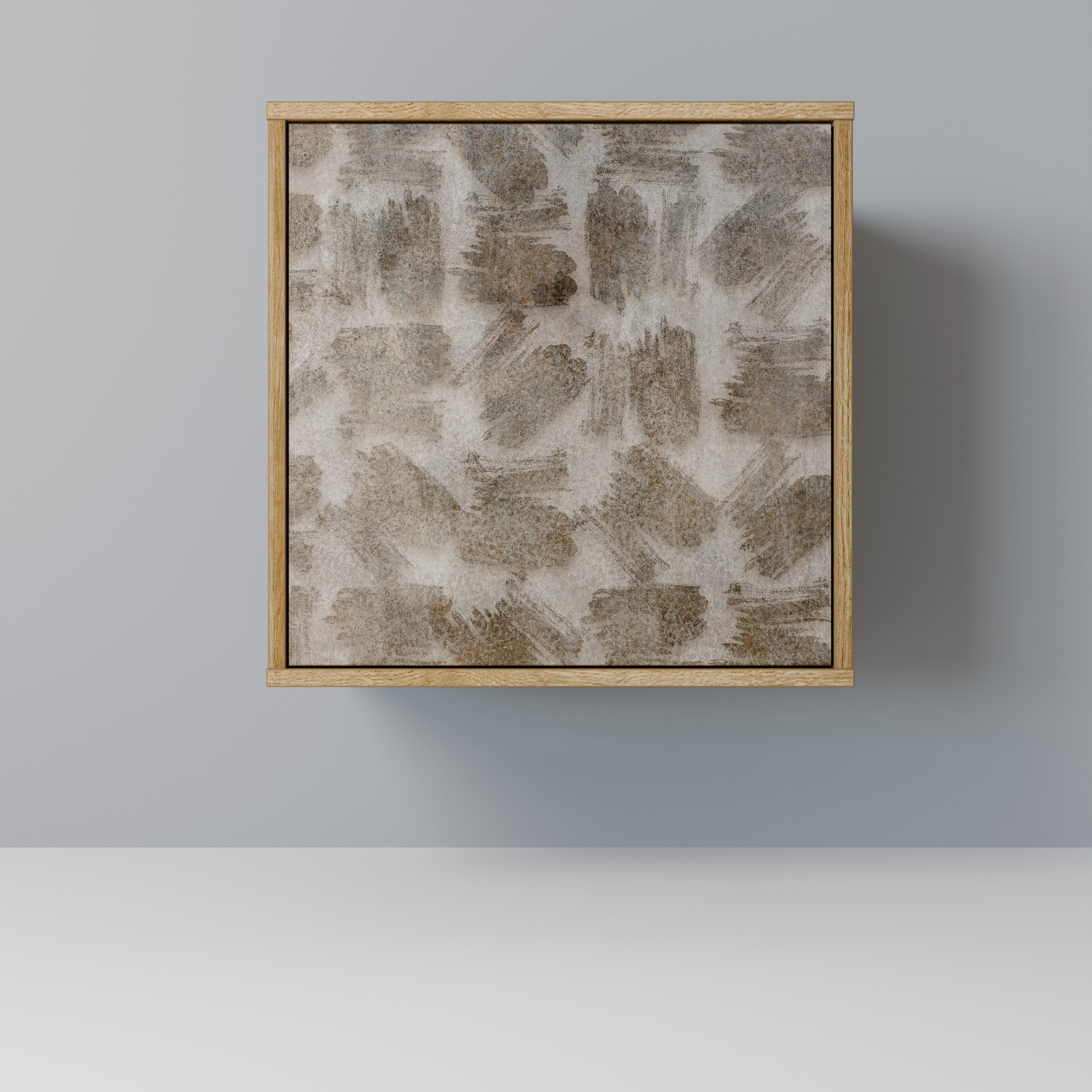 SLIGHTLY BLURRED Sideboard mit 1 Tür in Eiche-Optik