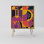 ELECTRIC PATTERNS Sideboard mit 1 Tür in Eiche-Optik