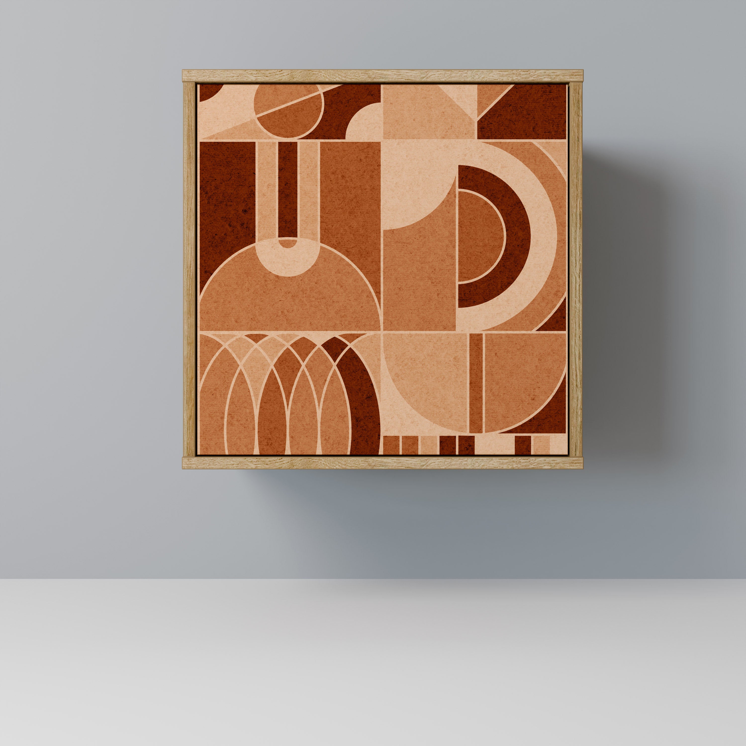 PRISM MOSAIC Sideboard mit 1 Tür in Eiche-Optik