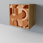 PRISM MOSAIC Sideboard mit 1 Tür in Eiche-Optik