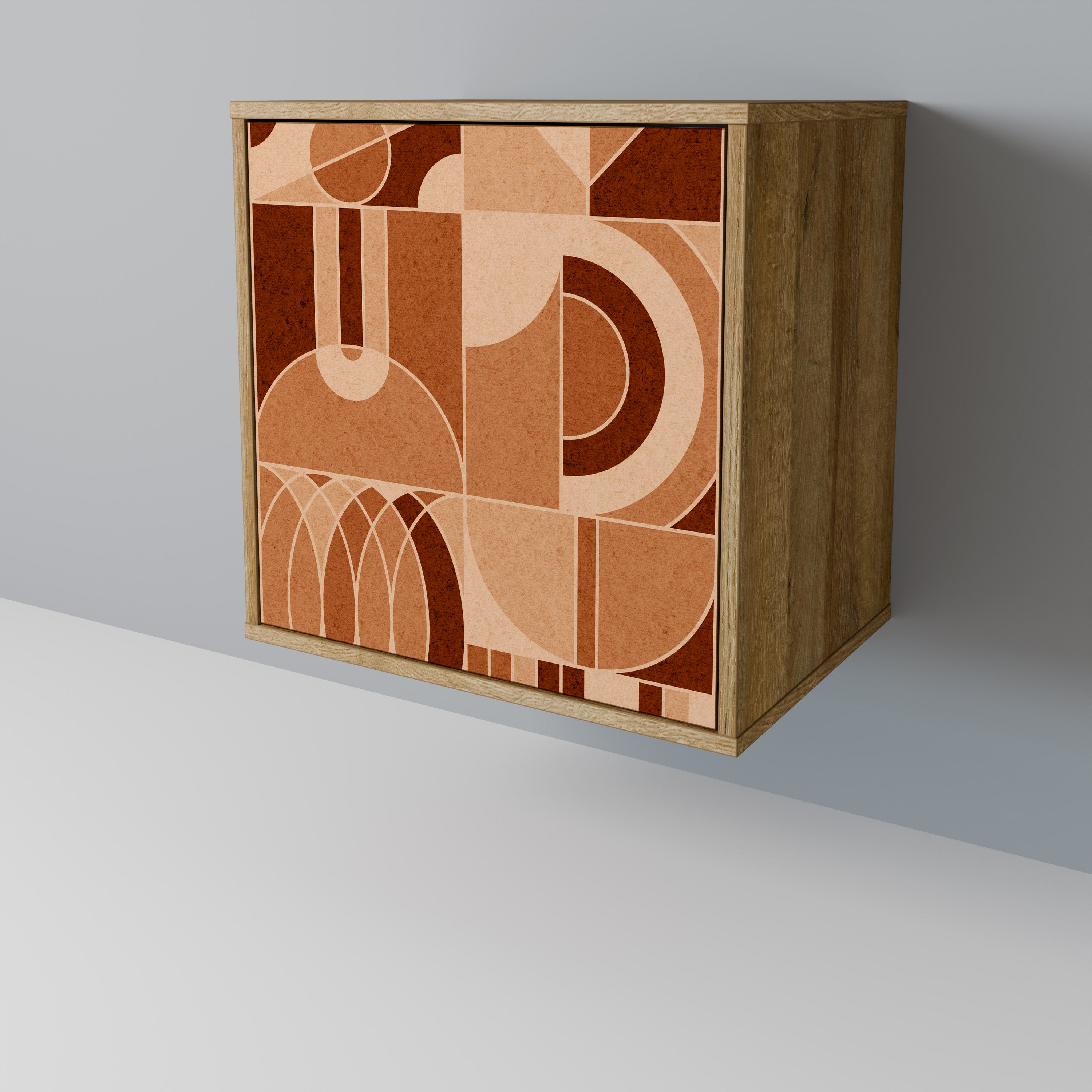 PRISM MOSAIC Sideboard mit 1 Tür in Eiche-Optik