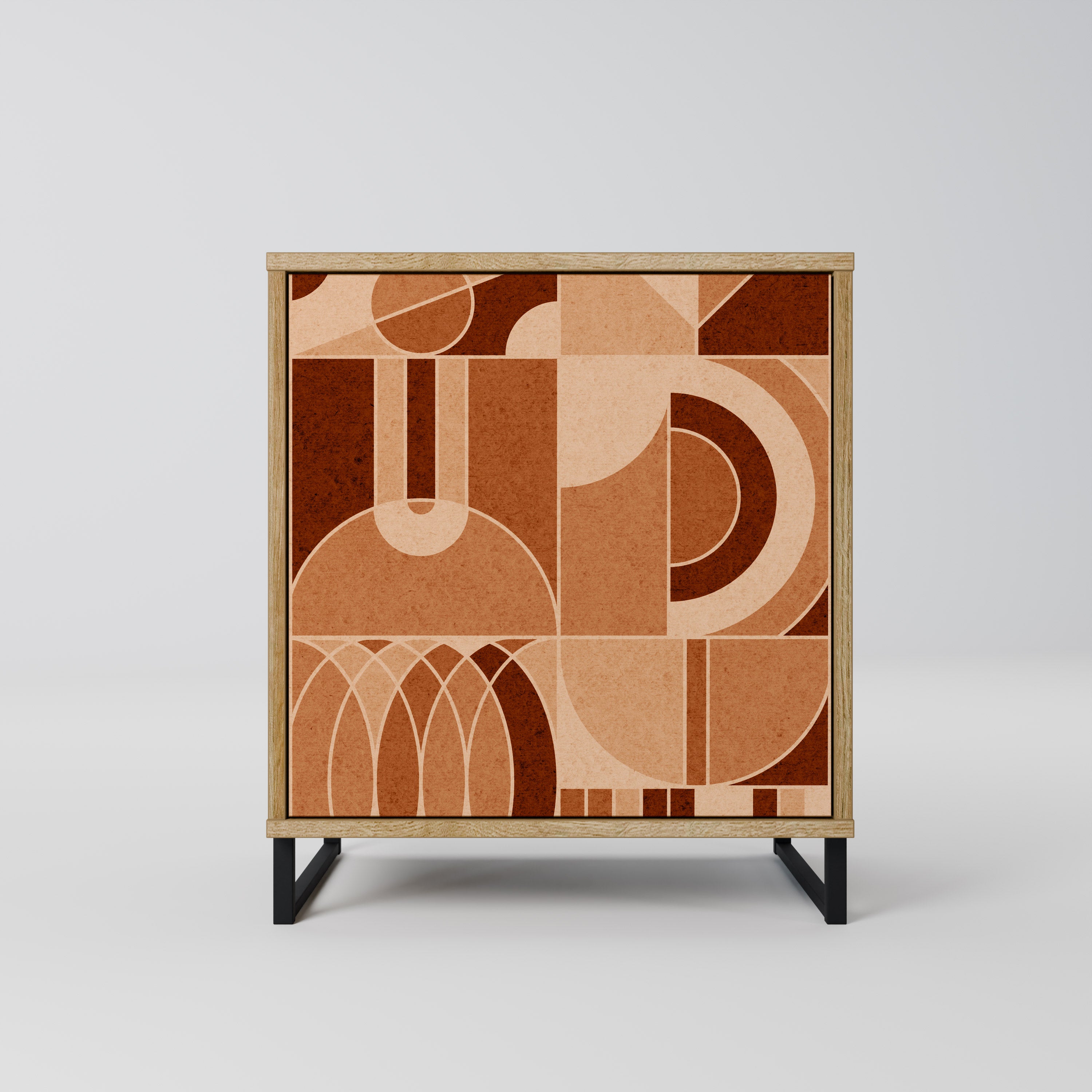 PRISM MOSAIC Sideboard mit 1 Tür in Eiche-Optik