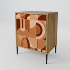 PRISM MOSAIC Sideboard mit 1 Tür in Eiche-Optik