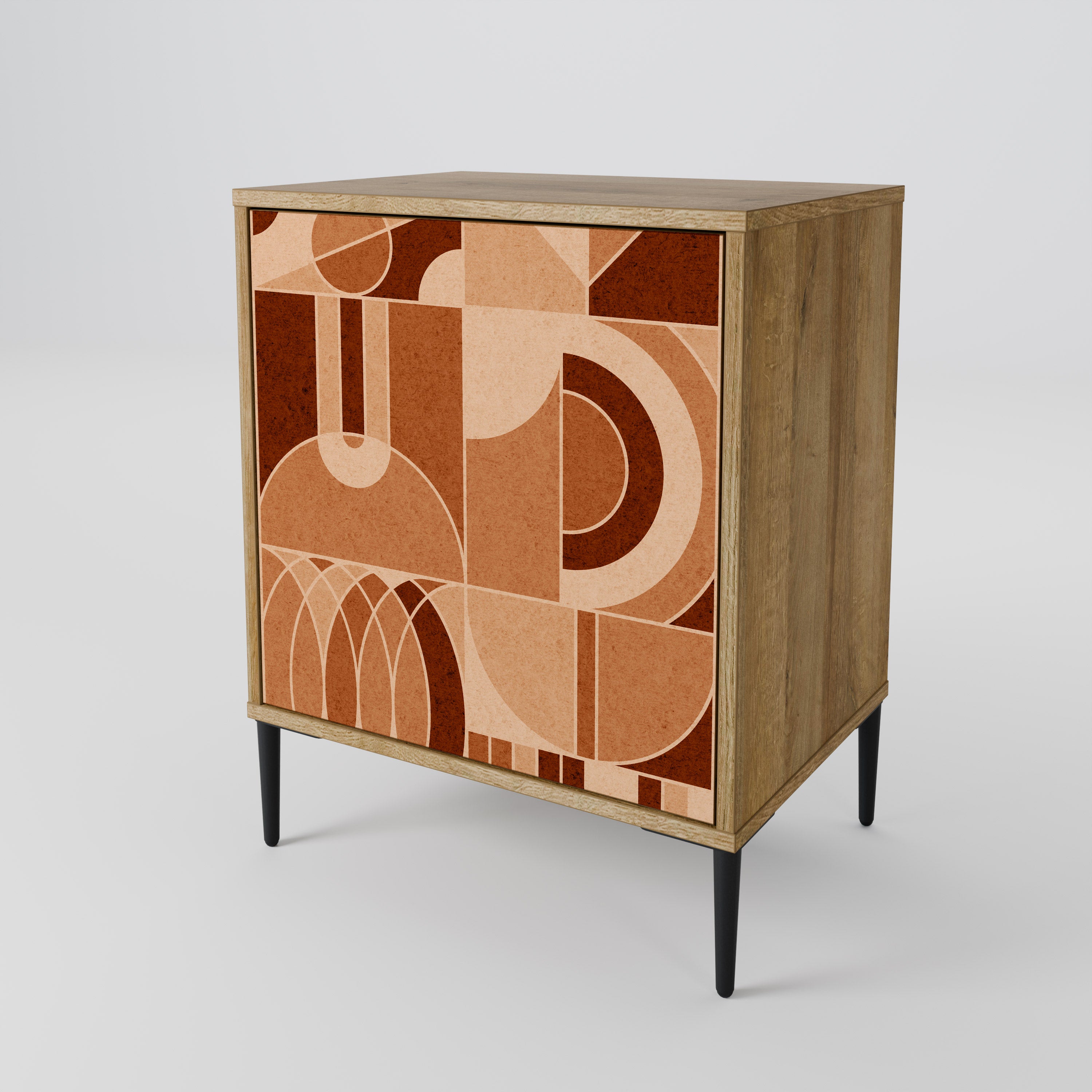 PRISM MOSAIC Sideboard mit 1 Tür in Eiche-Optik