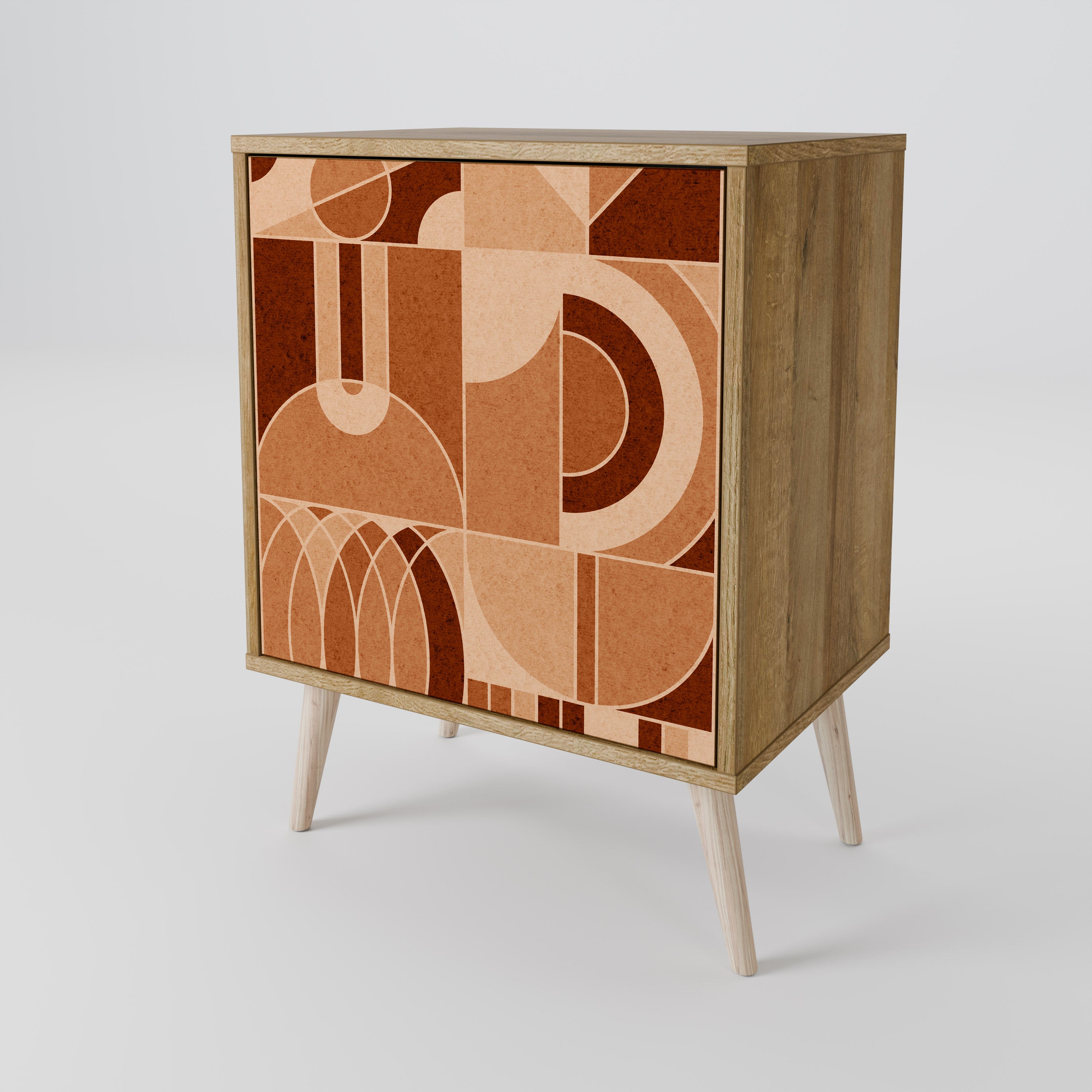PRISM MOSAIC Sideboard mit 1 Tür in Eiche-Optik