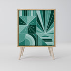 HARMONIC GRID Sideboard mit 1 Tür in Eiche-Optik