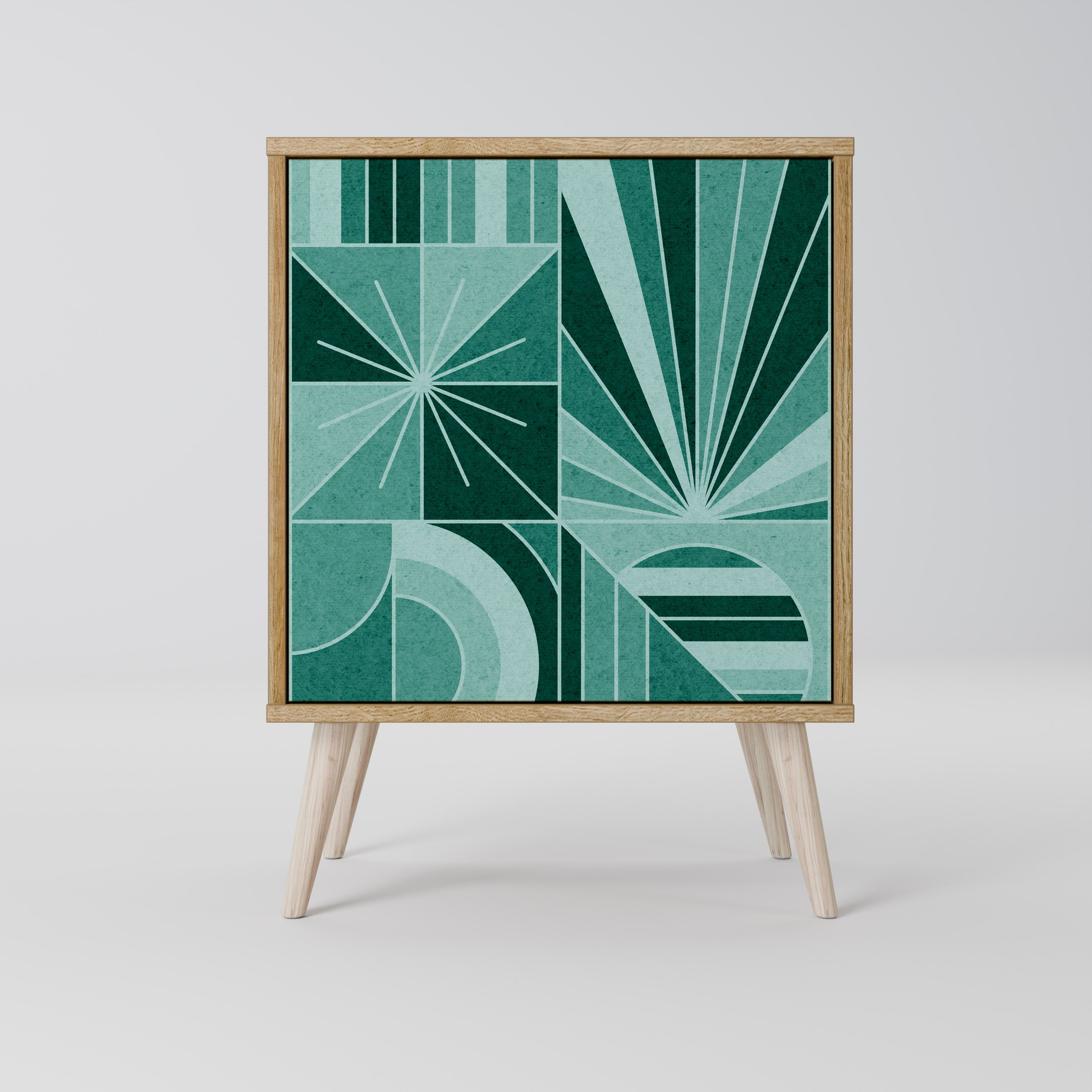 HARMONIC GRID Sideboard mit 1 Tür in Eiche-Optik