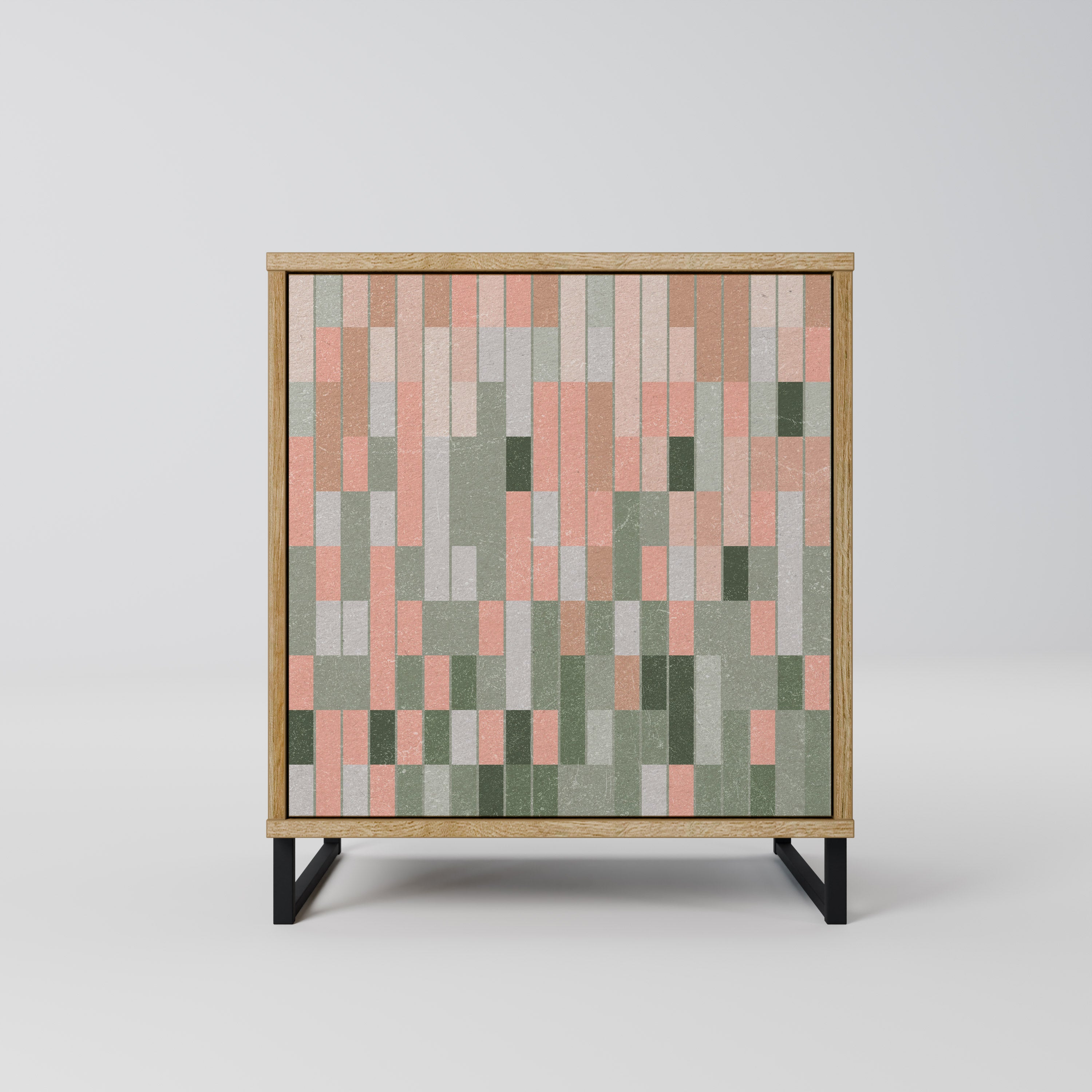 BUILDING THE FUTURE Sideboard mit 1 Tür in Eiche-Optik