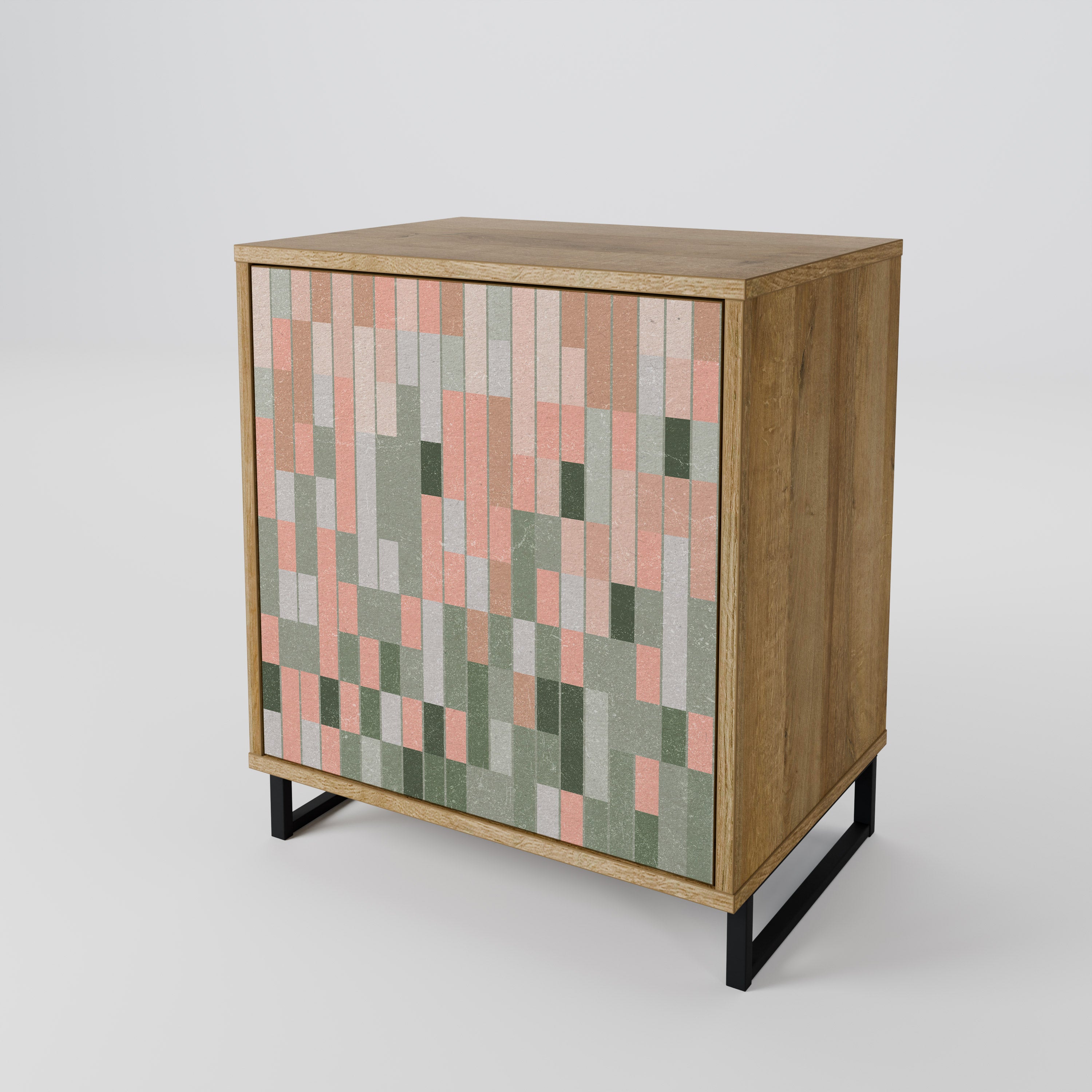 BUILDING THE FUTURE Sideboard mit 1 Tür in Eiche-Optik