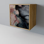 GILDED SWIRLS Sideboard mit 1 Tür in Eiche-Optik