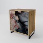 GILDED SWIRLS Sideboard mit 1 Tür in Eiche-Optik