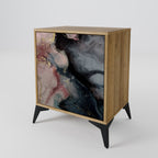 GILDED SWIRLS Sideboard mit 1 Tür in Eiche-Optik