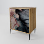 GILDED SWIRLS Sideboard mit 1 Tür in Eiche-Optik